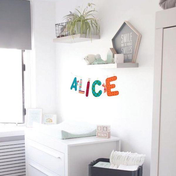 Lettres décoratives pour chambre d'enfant